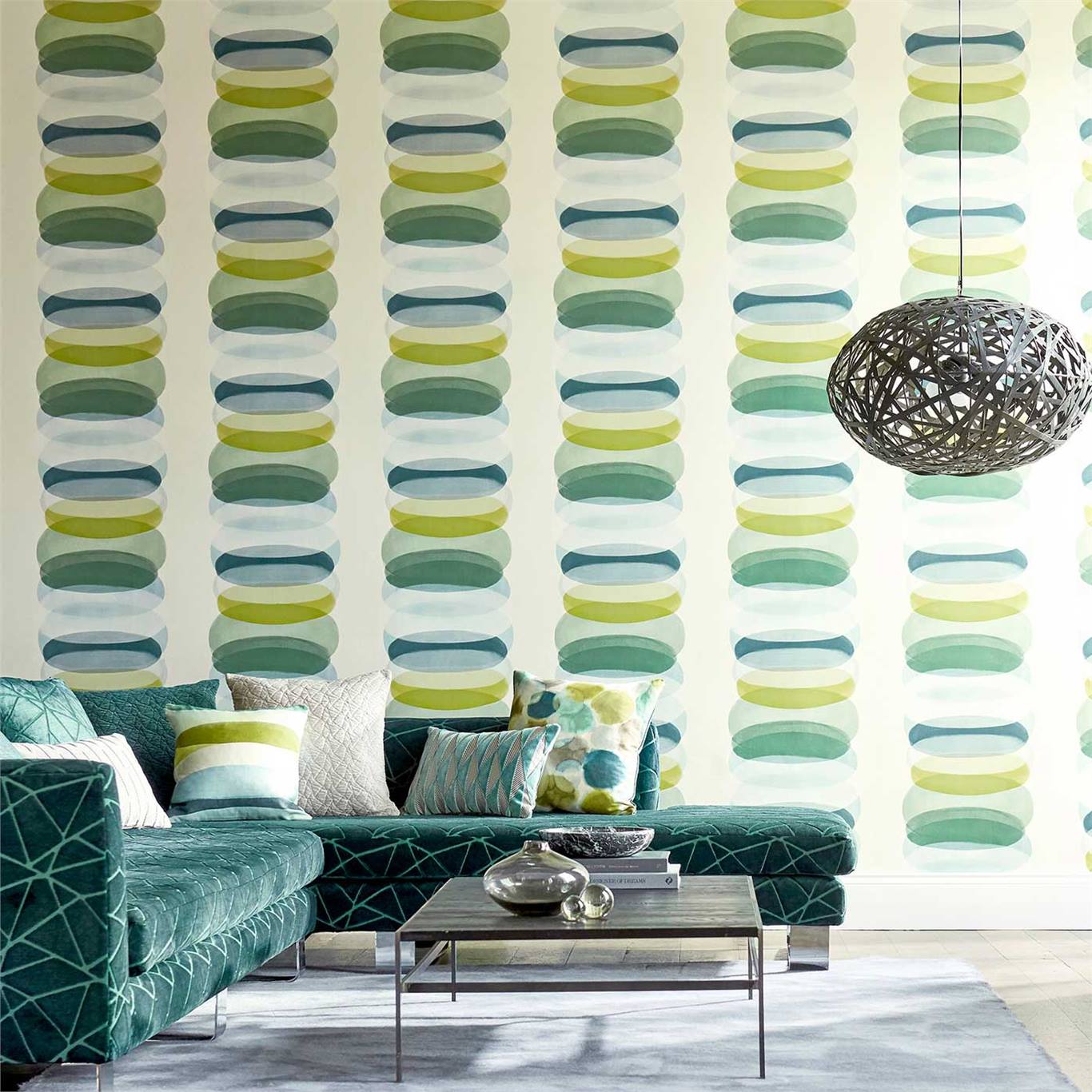 Обои Harlequin Momentum 6 Elliptic 112195 фото в интерьере